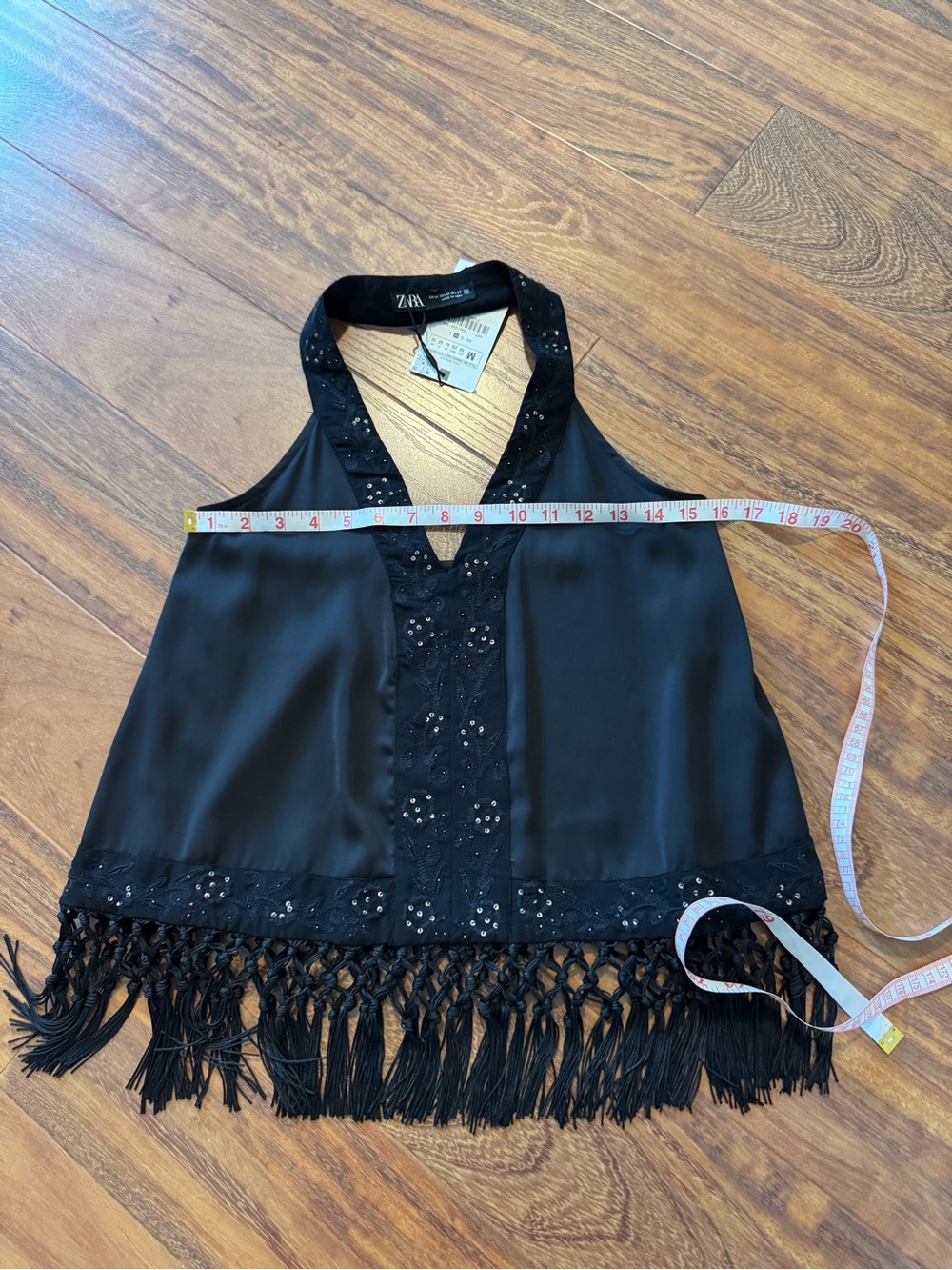NWT Zara embroidery halter top M - Picture 3 of 12